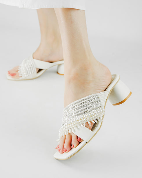 MOTIA Handwork Block Heels